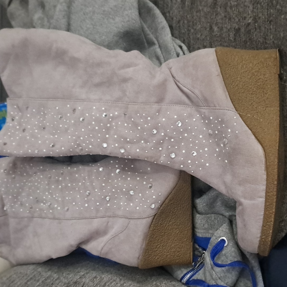 Joan Boyce Sequin Wedges